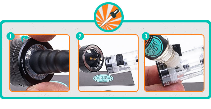 Remplissage de l'E-Chicha Hookah Air Fumytech